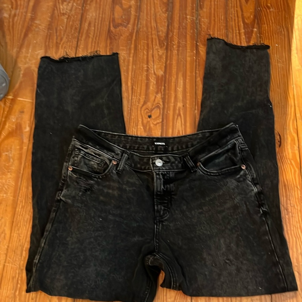 Black Express boyfriend jeans